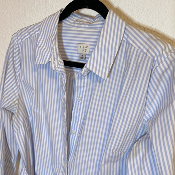 Blue Pin Stripe Dress/tunic - Picture 2 of 2